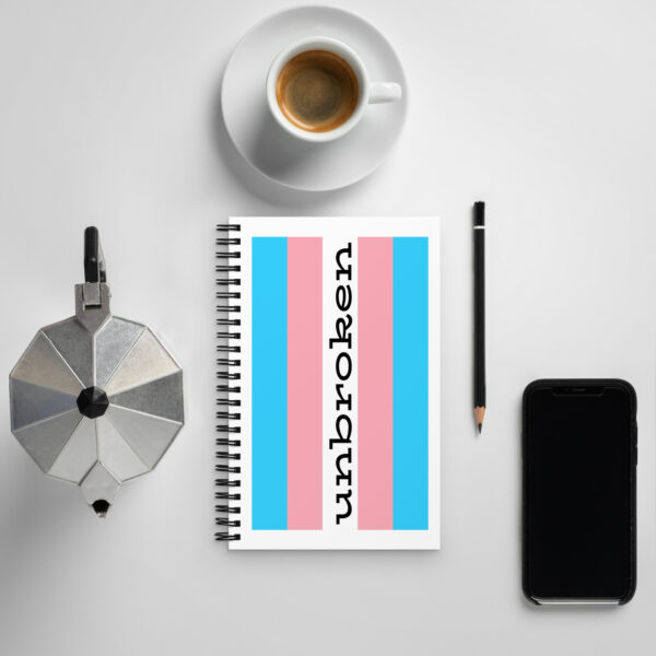 “unbroken”  Spiral notebook