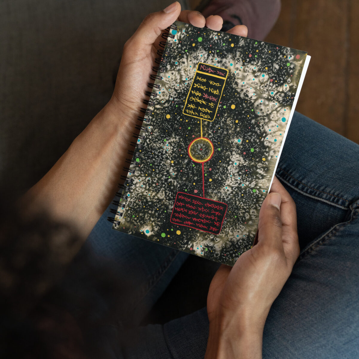 "Anomaly Detected" Spiral notebook