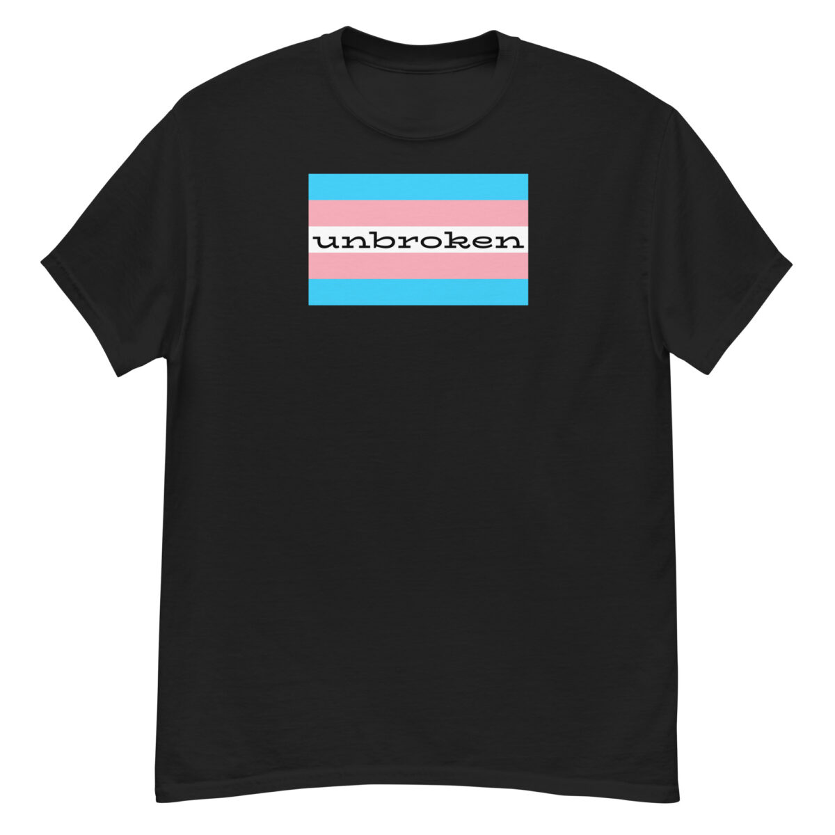 “unbroken”  Unisex classic tee - Image 2