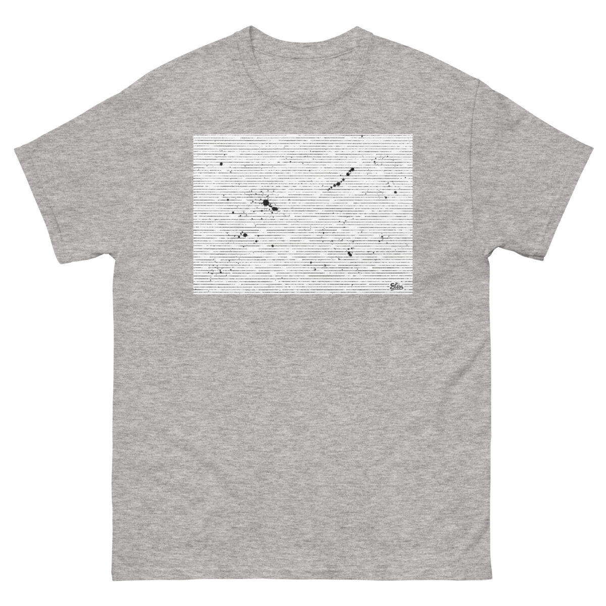 "Static" Unisex classic tee - Image 5