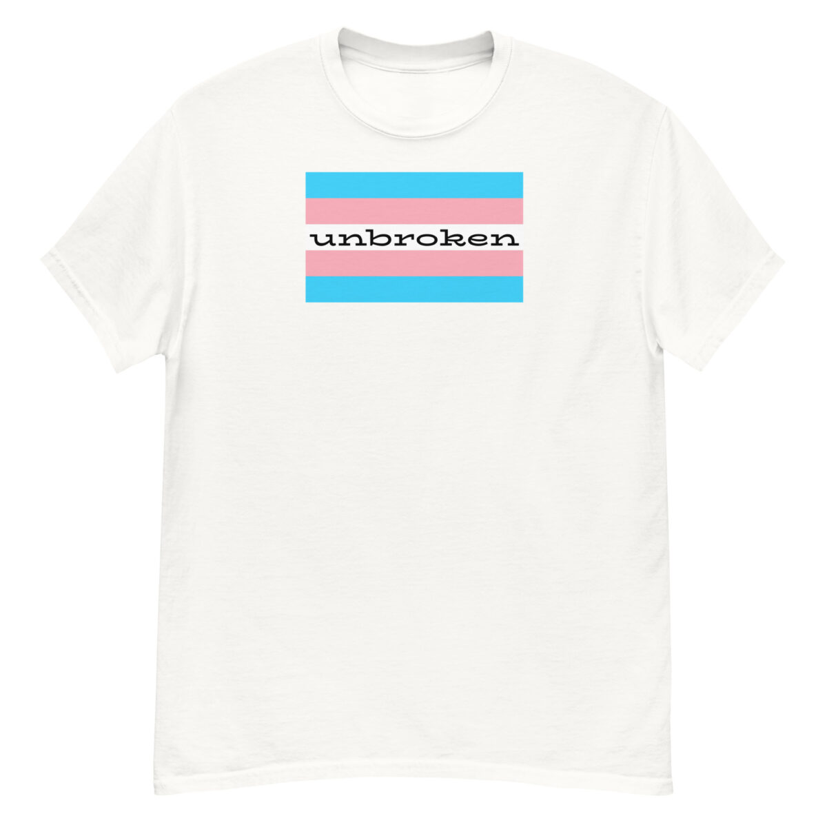 “unbroken”  Unisex classic tee - Image 4