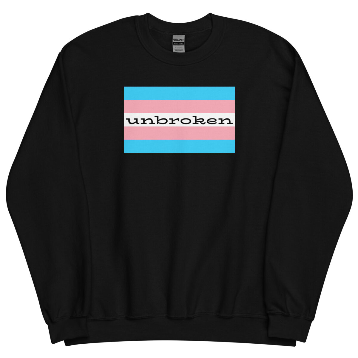 “unbroken”  Unisex Sweatshirt - Image 2