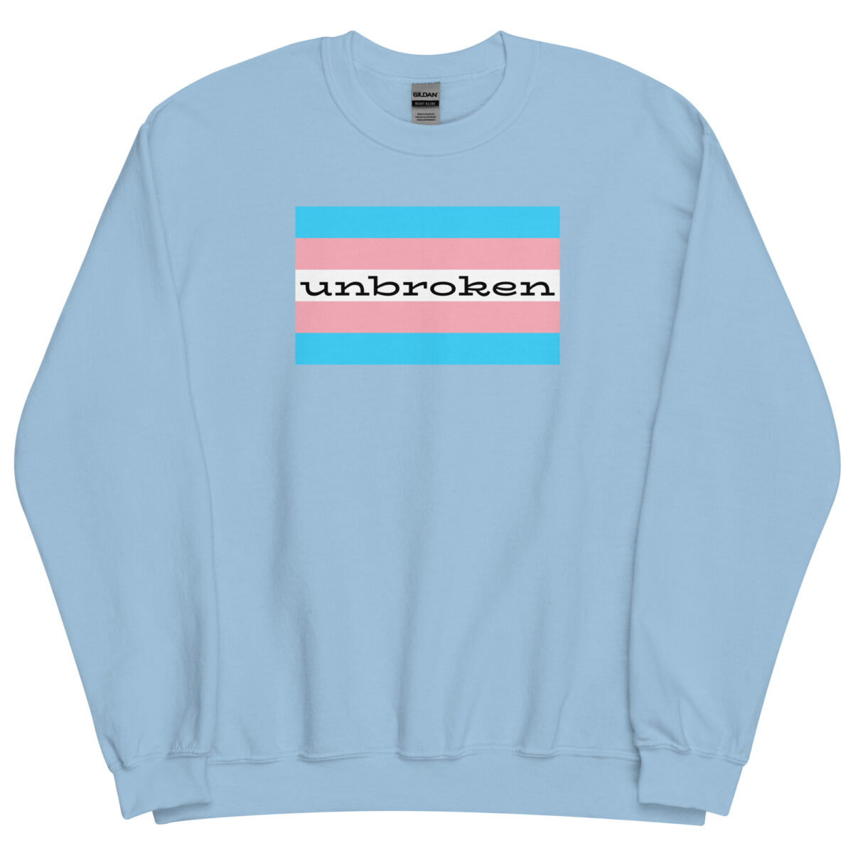 “unbroken”  Unisex Sweatshirt - Image 3